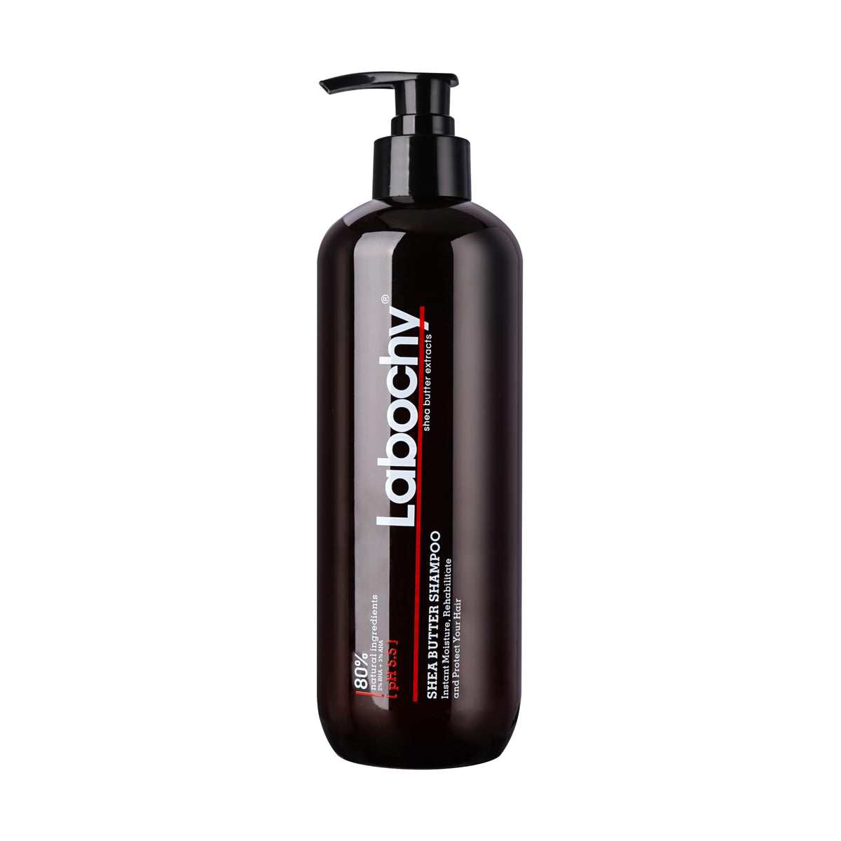Labochy Shea Butter Shampoo 80% Natural Ingredients size 500ml
