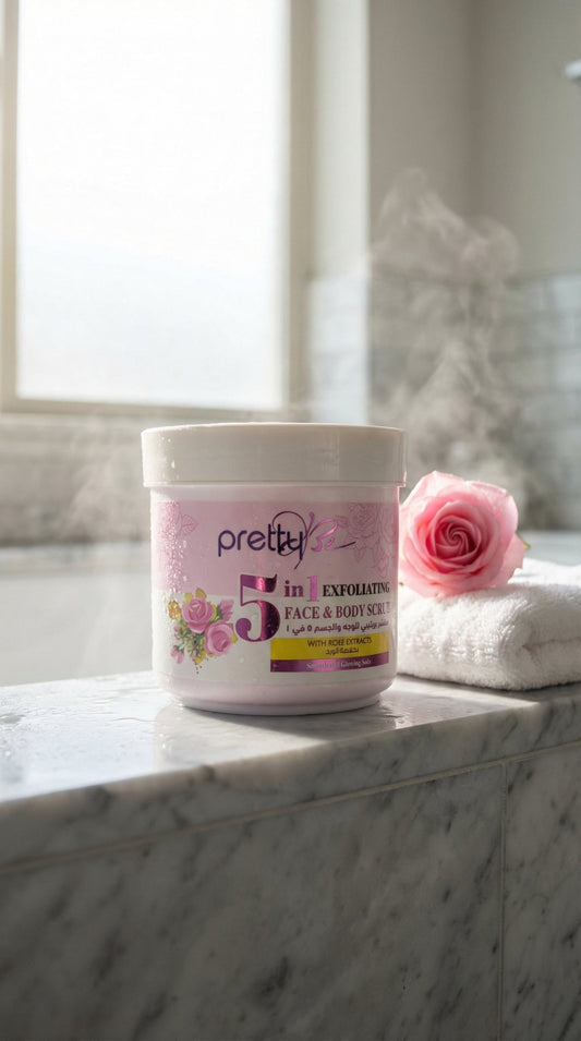 Face & Body 5 in 1 Exfoliating Scrub | Pretty Be | Buy Online UAE | liffluxe.com
