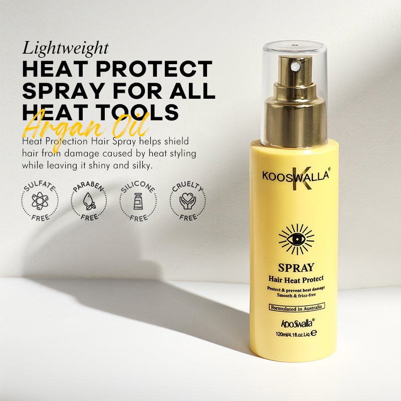 Kooswalla Argan Oil Heat Protect Spray | Pretty Be | Buy Online UAE | liffluxe.com